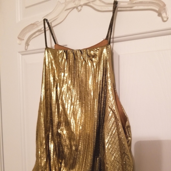 Addison Evenings Dress Metallic Gold - Picture 5 of 7